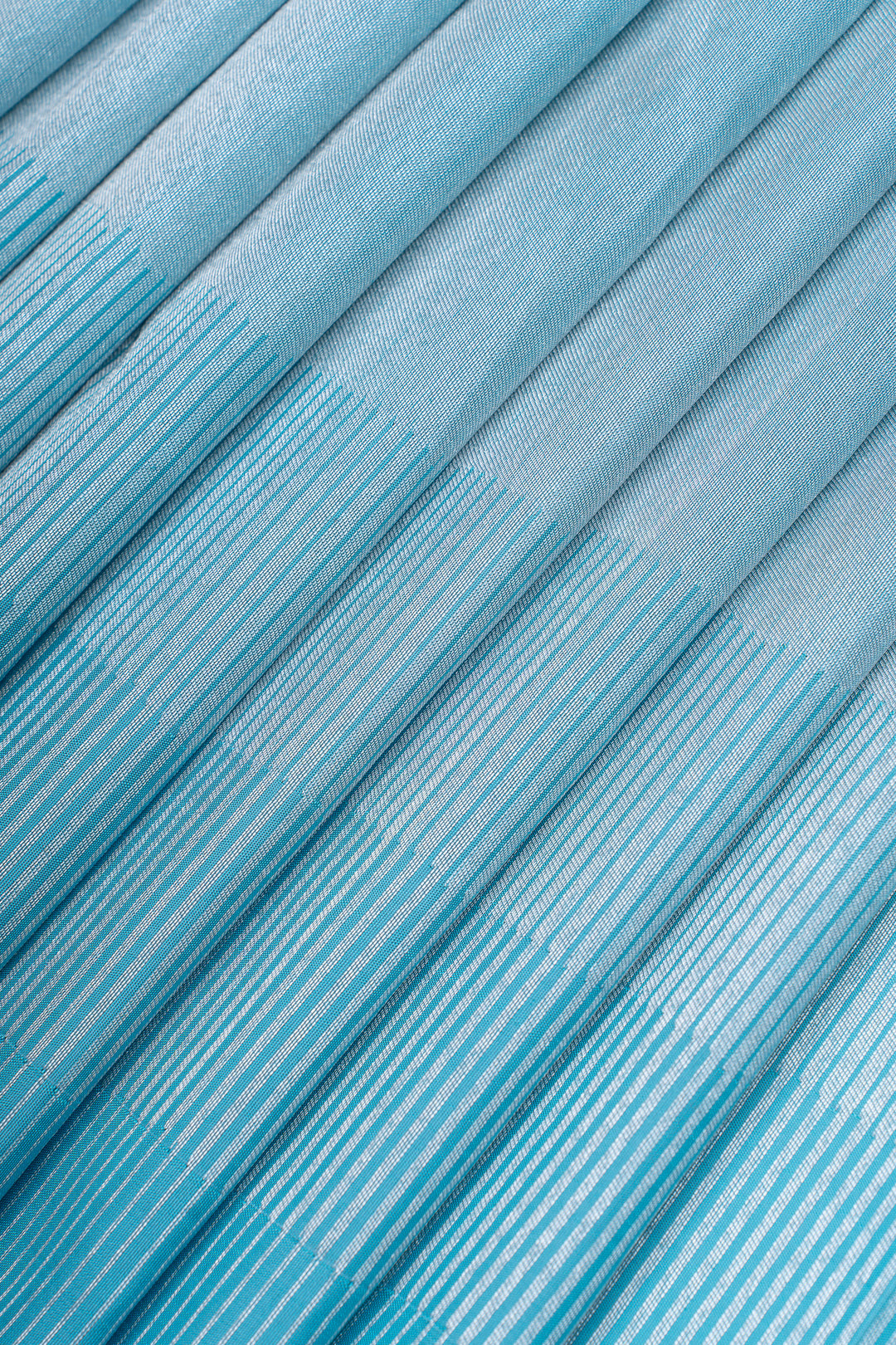 Pastel blue 8 Kol Pure Kanchipuram silk saree