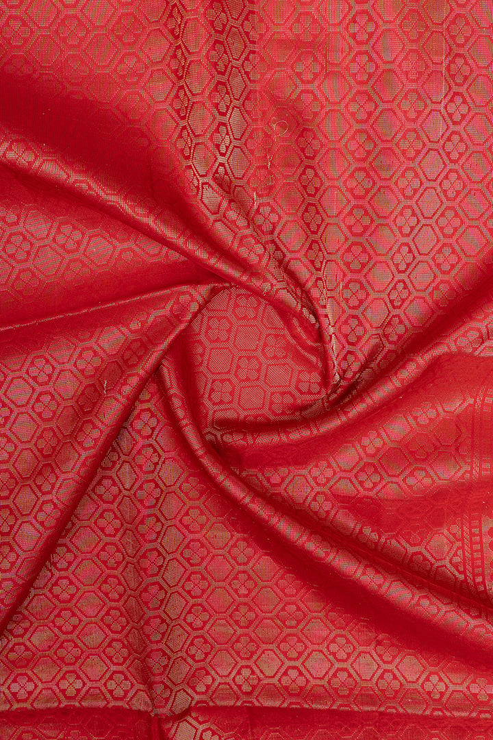 Black and red  stripes pure soft silk saree