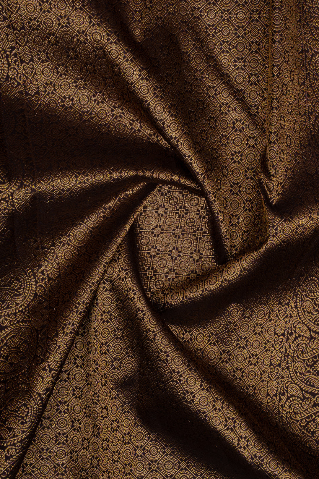 Purple and Brown traditional pure kanchipuram silk saree