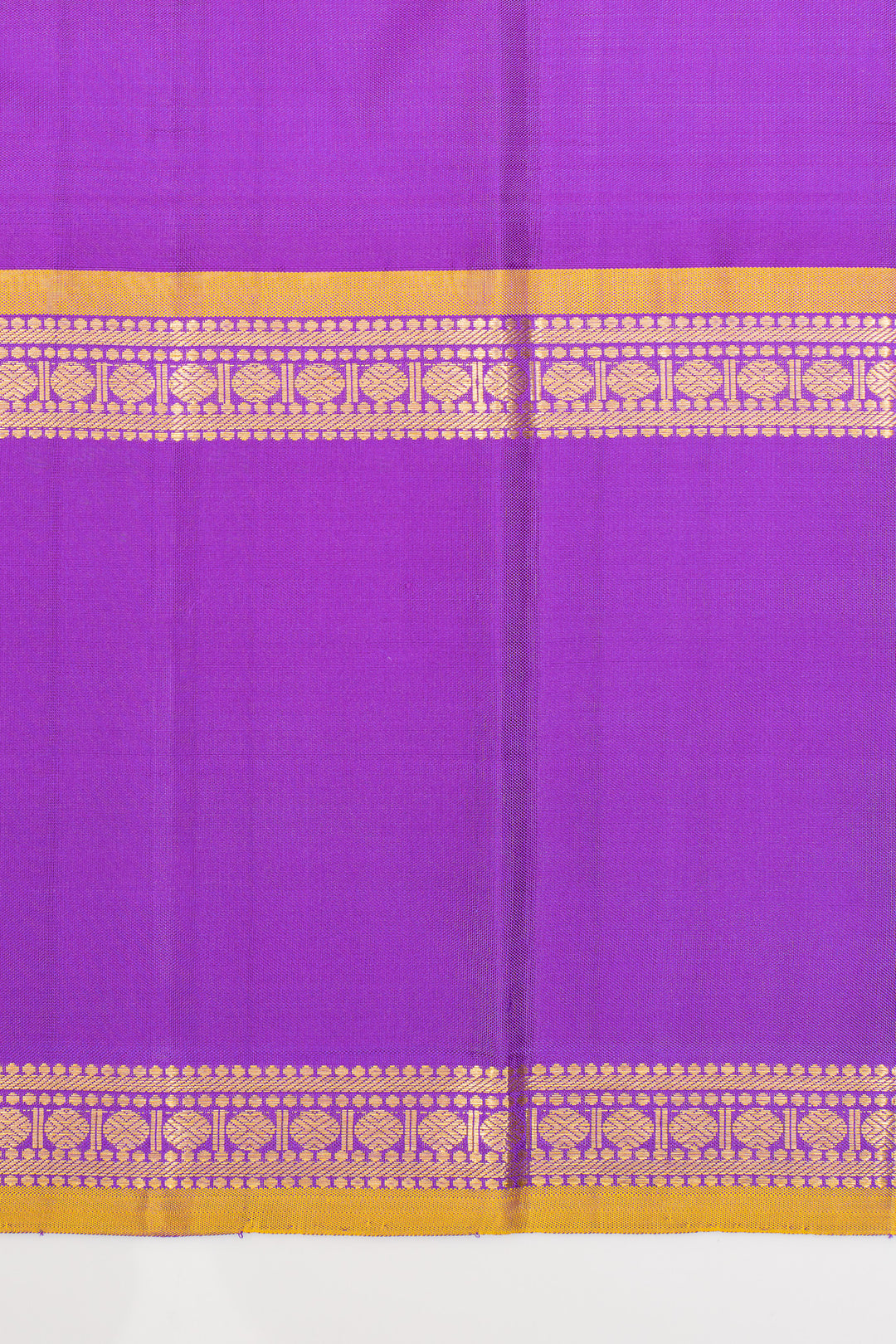 Apricot peach veldhari plus butta  pure kanchipuram silk saree