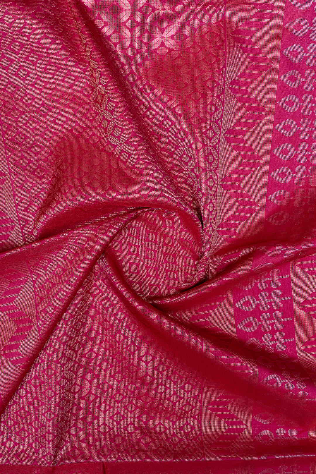 Cream Jamdani soft silk saree