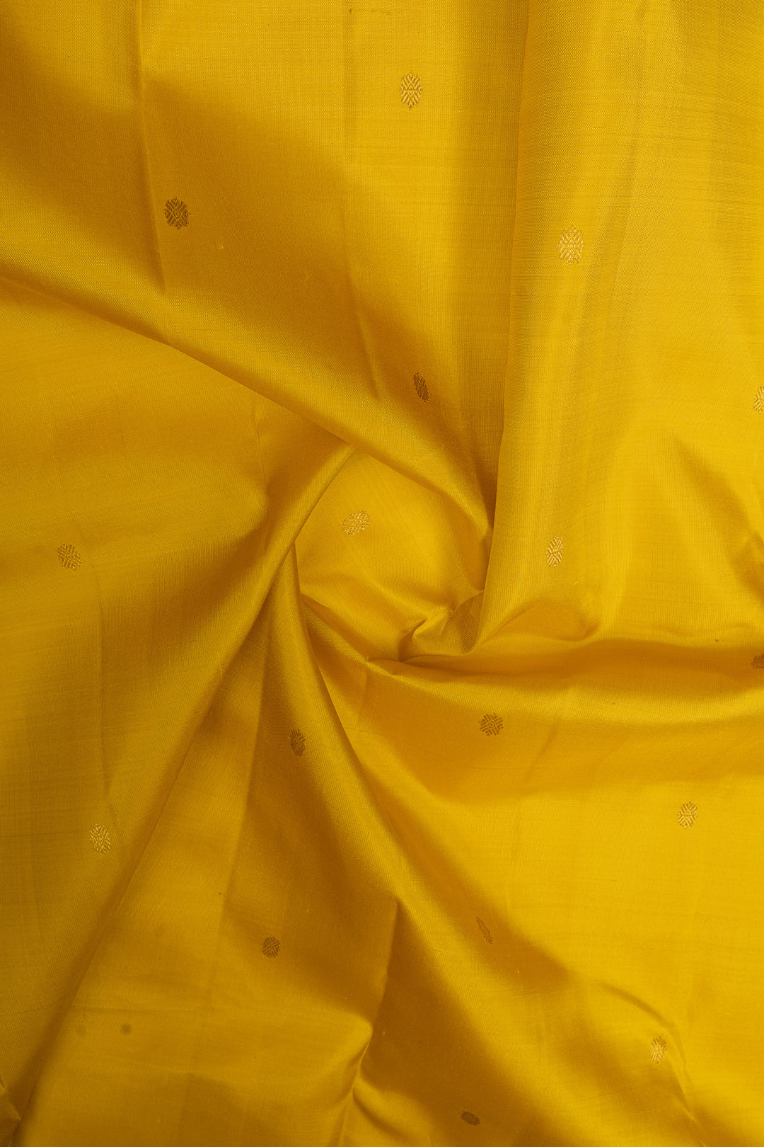 Yellow and brown varisaipettu pure kanchipuram silk saree