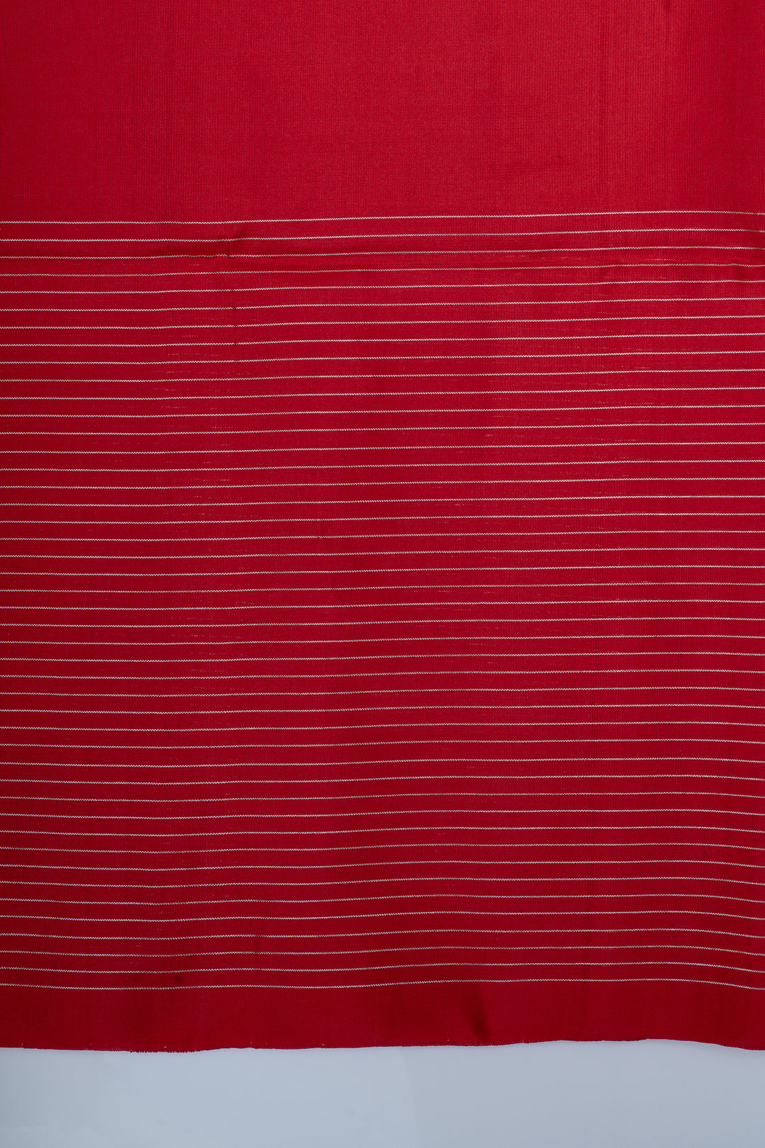 Red zari checks pure soft silk saree