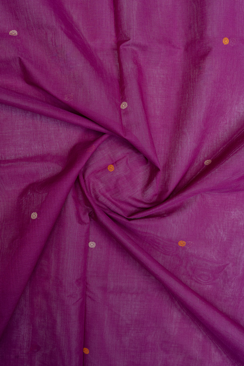 Purple traditional pure cotton silk saree