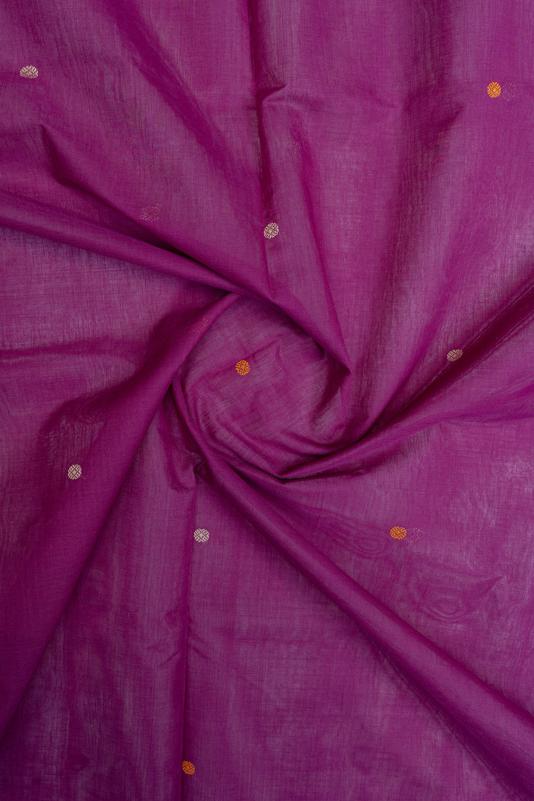 Purple traditional pure cotton silk saree