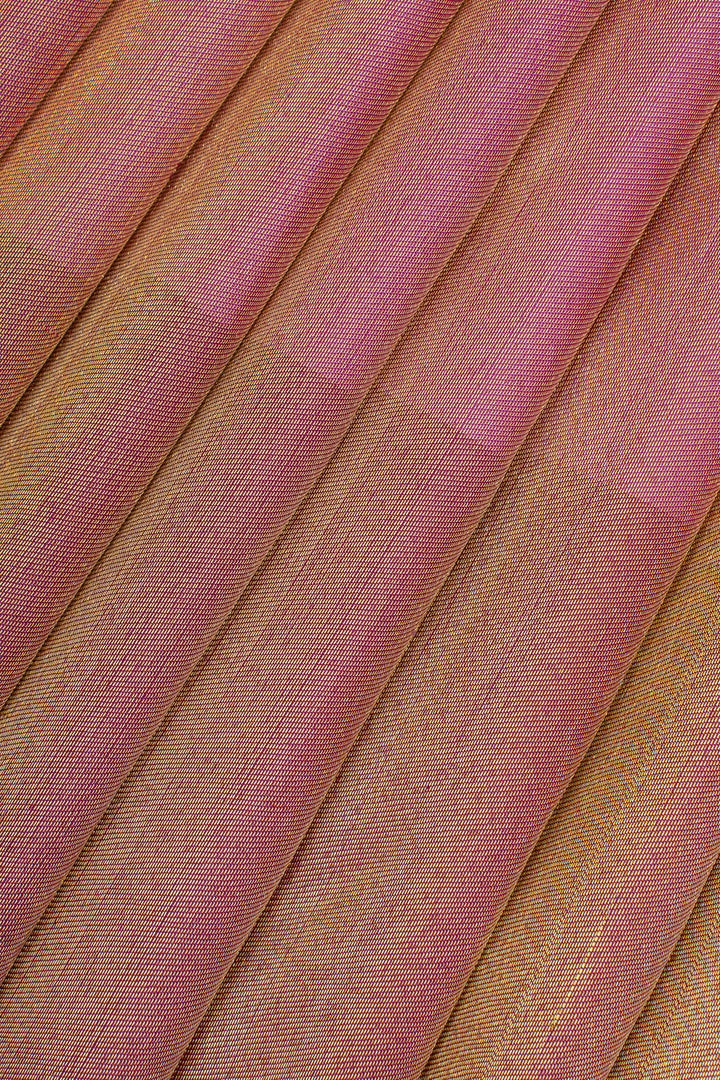Reddish pink rising 8kol pure kanchipuram silk saree