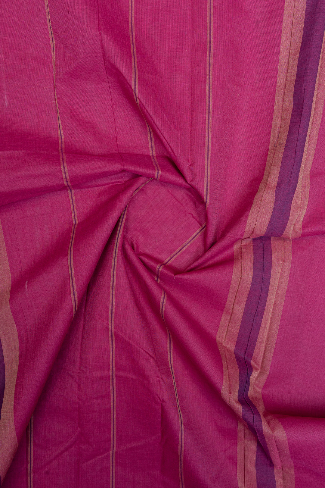 Pink traditional pure cotton silk saree