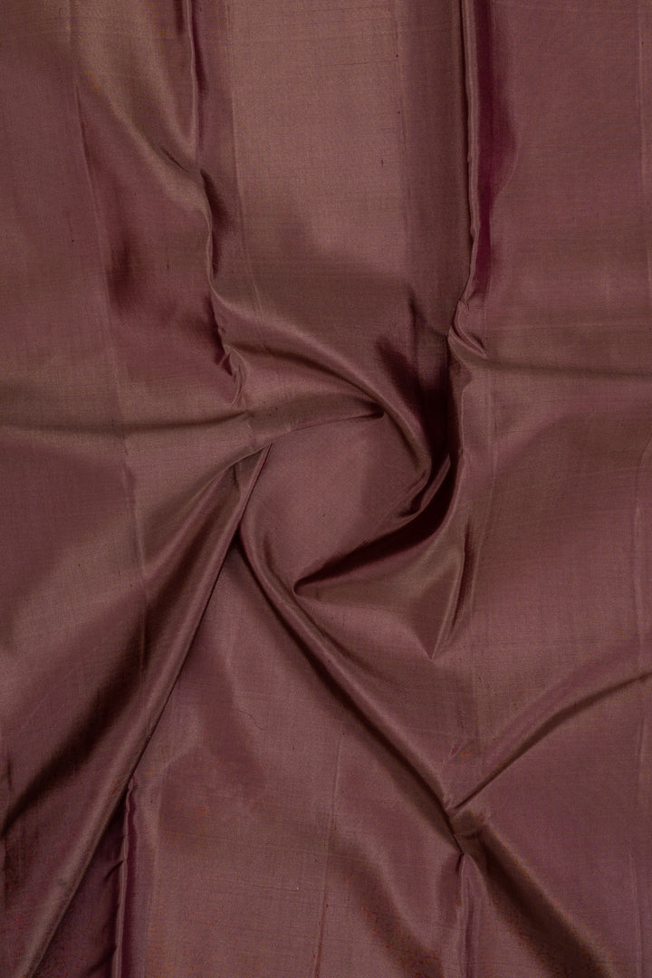 Purple rettai pettu pure soft silk saree