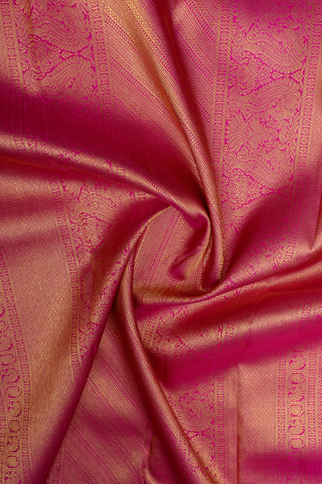 Pink brocade beetu border pure kanchipuram silk saree