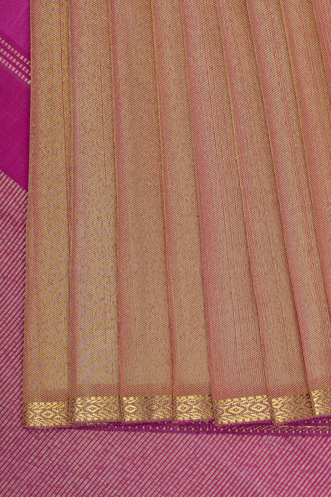 Reddish pink rising 8kol pure kanchipuram silk saree
