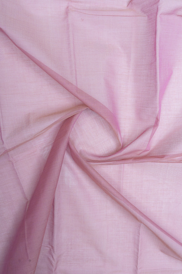 Lilac traditional  pure cotton silk saree