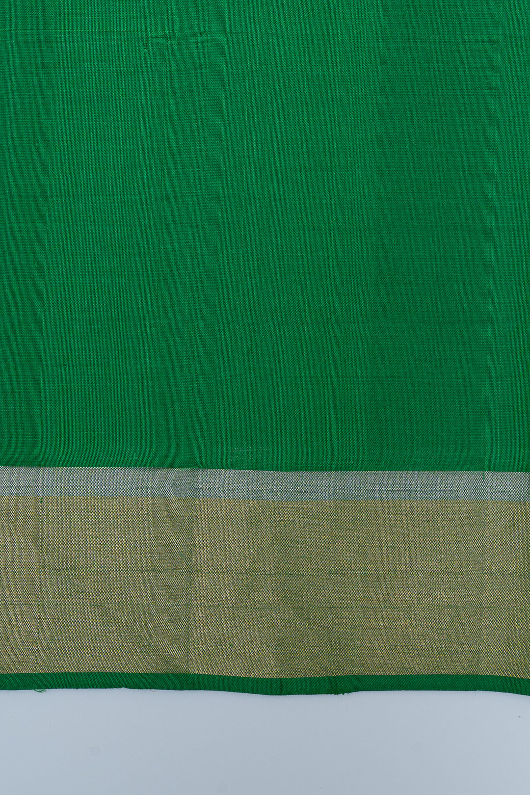 Beige traditional pure soft silk saree