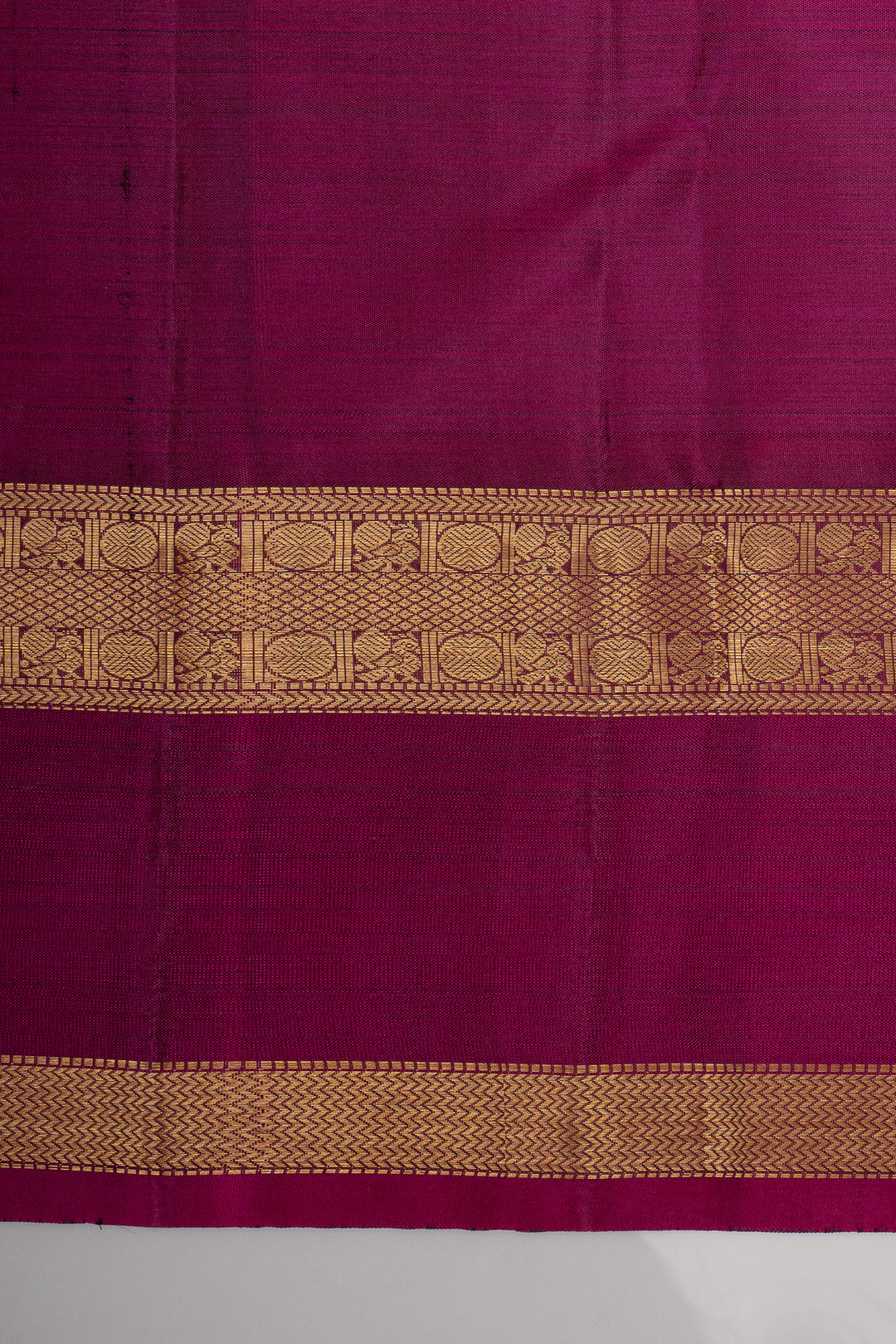 Bottle green zari checks pure kanchipuram silk saree