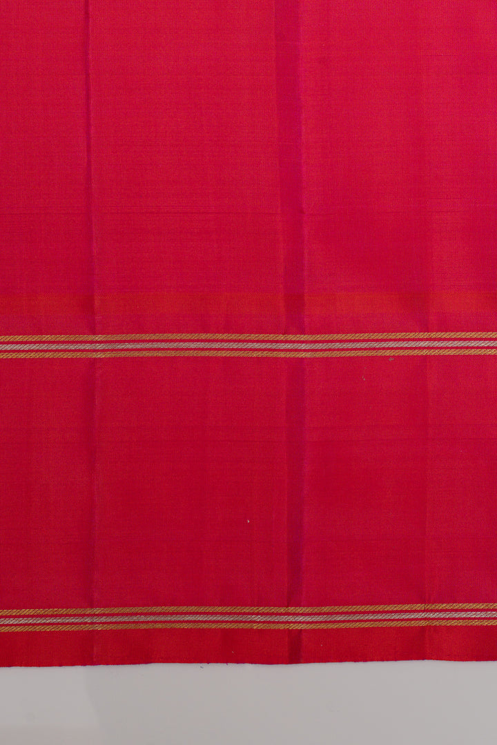 Black stripes pure kanchipuram silk saree