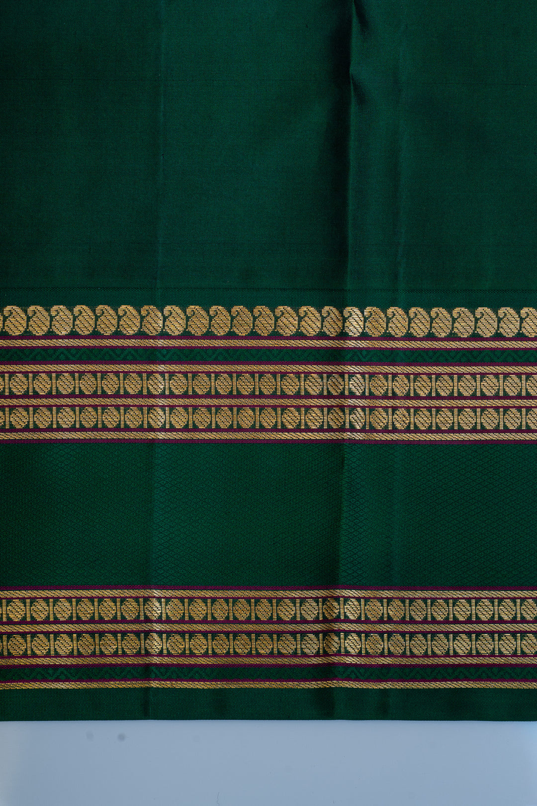 Magenta traditional pure kanchipuram silk saree