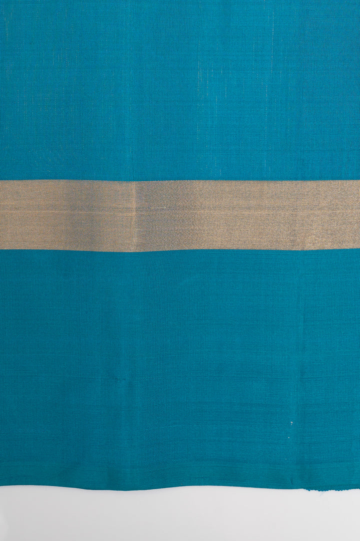 Purple Ganga Jamuna pure soft silk saree