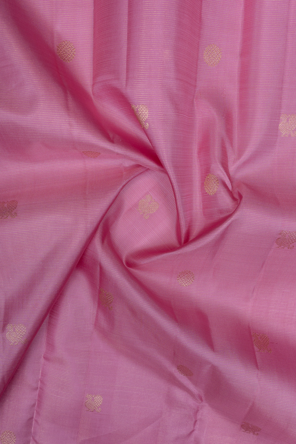 Lotus pink Vairaoosi pure Kanchipuram silk saree