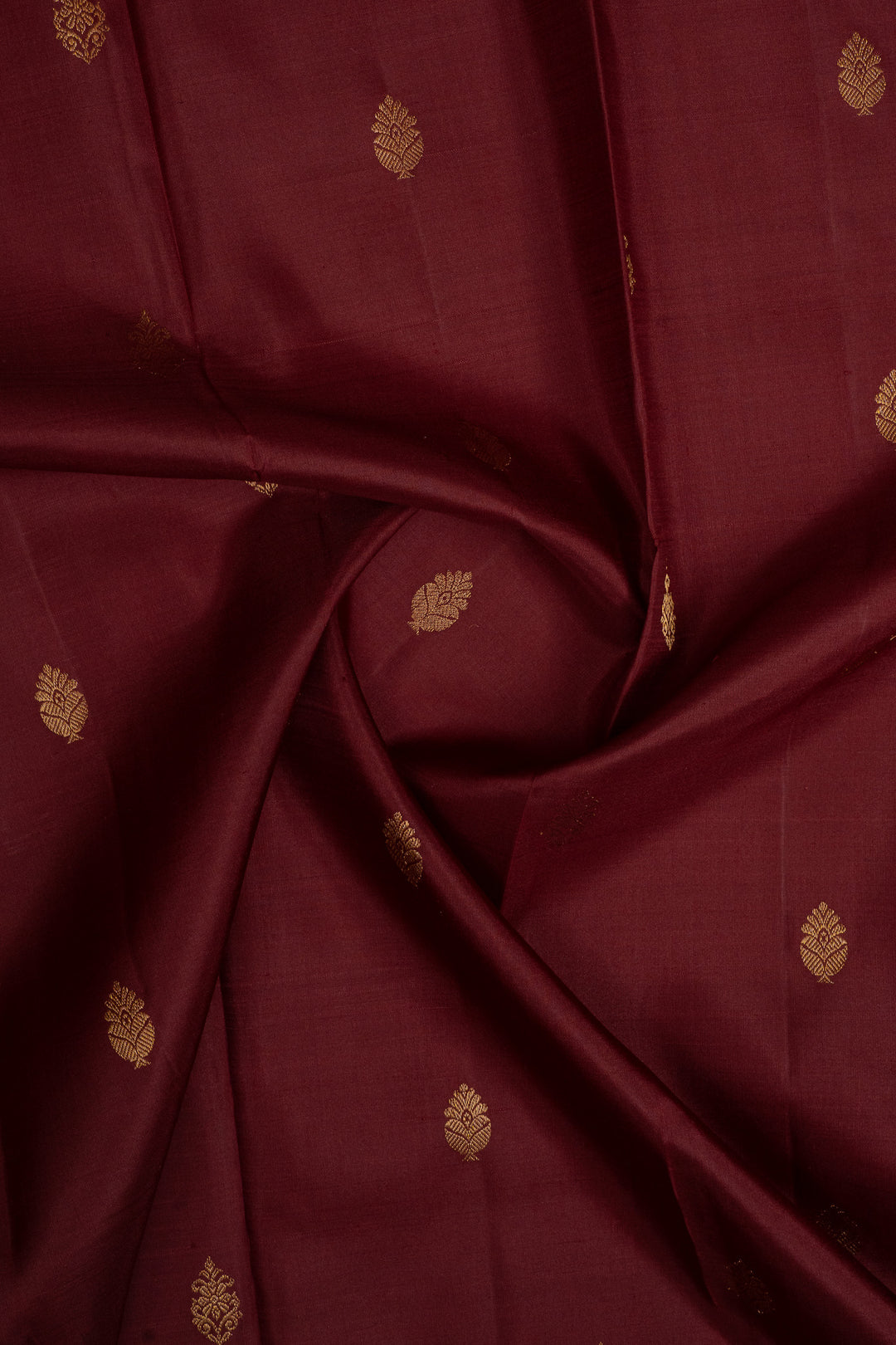 Maroon traditional pure kanchipuram silk saree