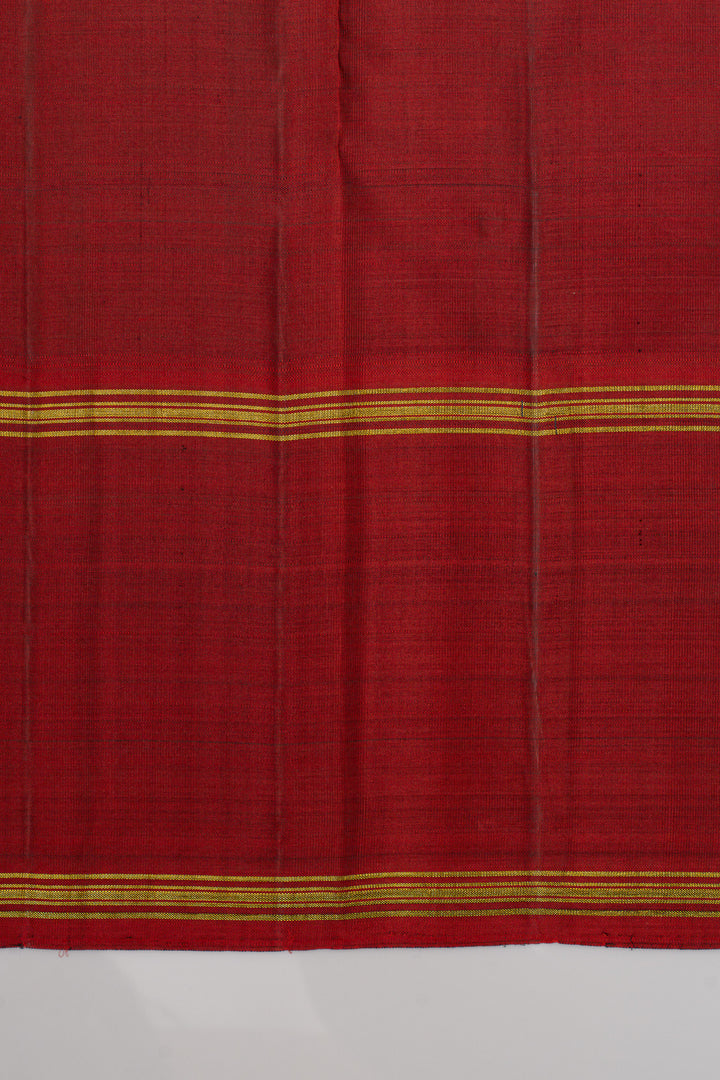 Black brocade pure kanchipuram silk saree