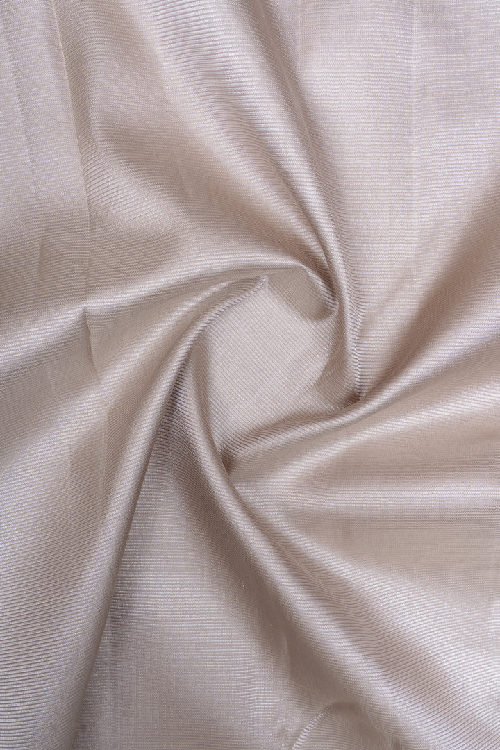 Silver gold and pastel green Mupagam 8 Kol pure kanchipuram silk saree