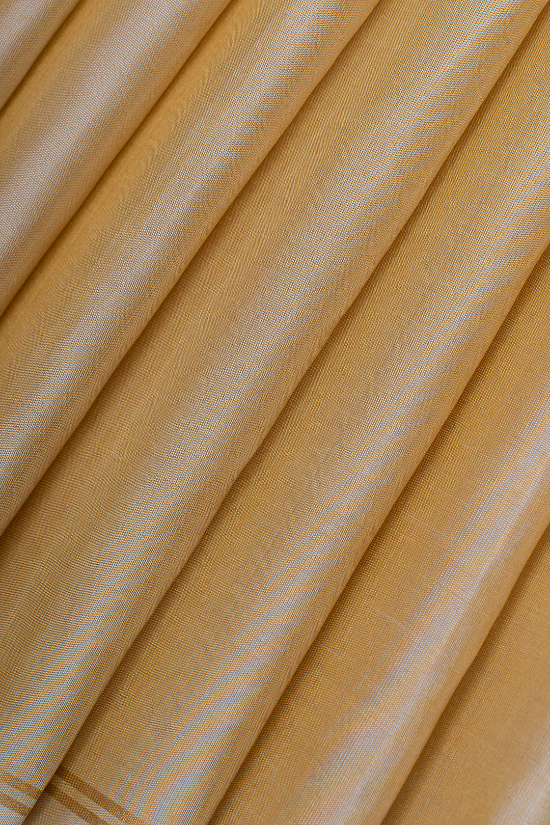 Cream traditional pure soft silk saree