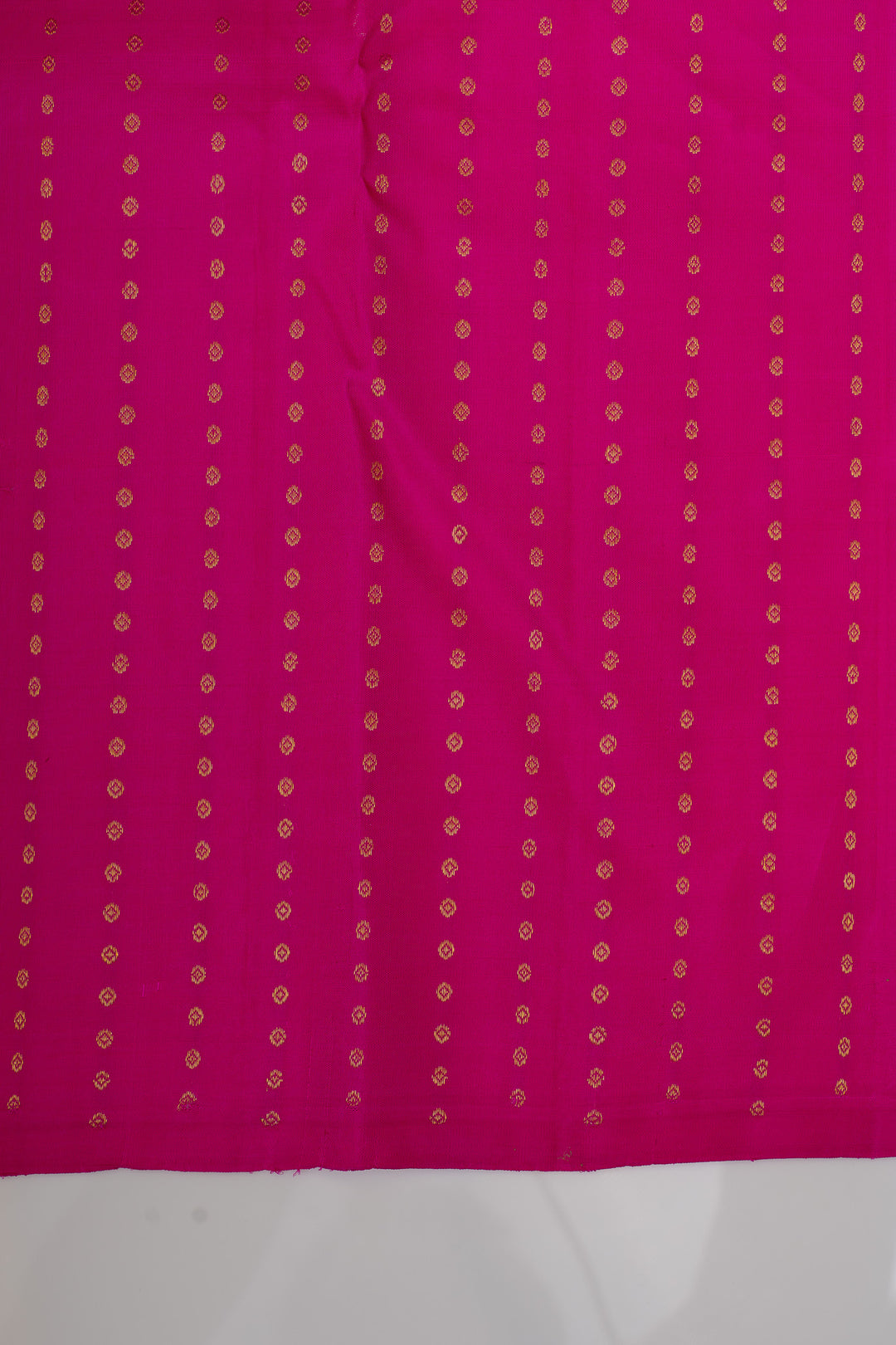 Peach ikat pure kanchipuram Silk saree