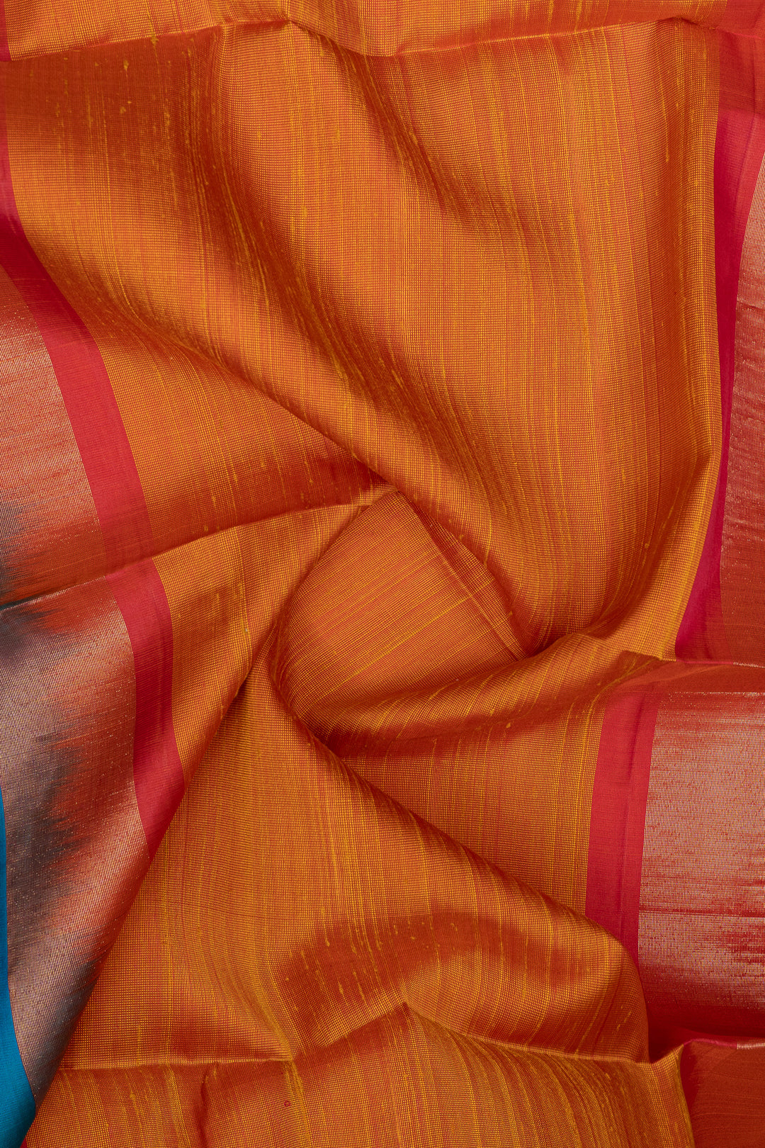 Peacock blue traditional pure soft silk saree