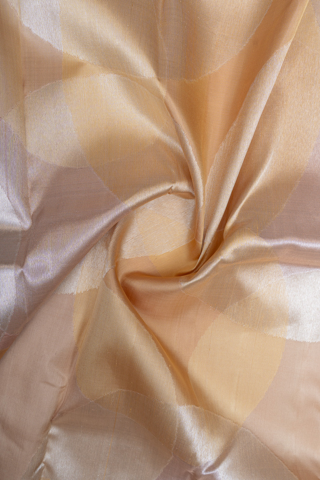 Peach and silver concept 8 Kol Kanchipuram silk saree