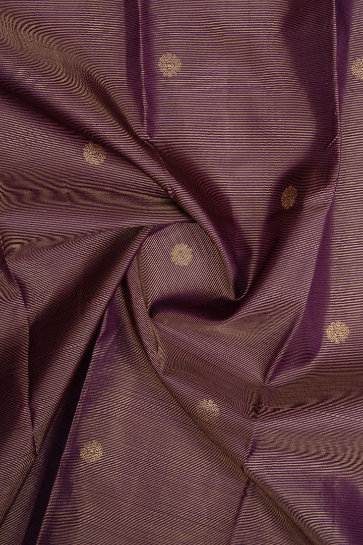 Purple Vairaoosi  pure kanchipuram silk sare