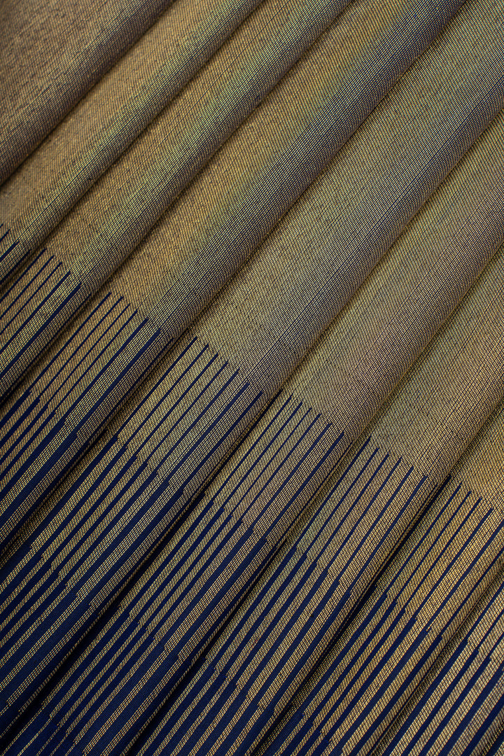 Indigo Blue 8 Kol pure Kanchipuram silk saree