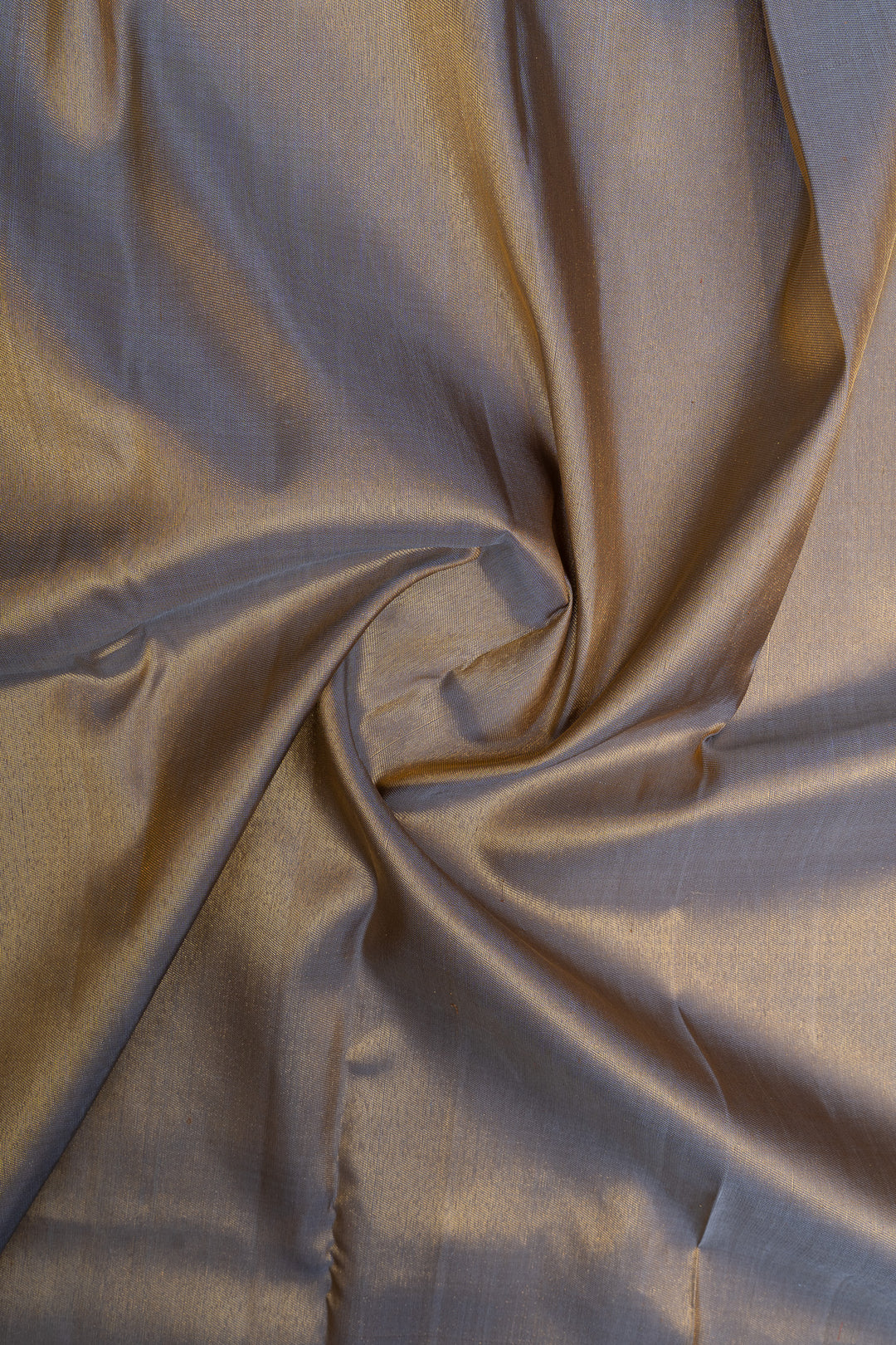 Greige 8 Kol pure Kanchipuram silk saree