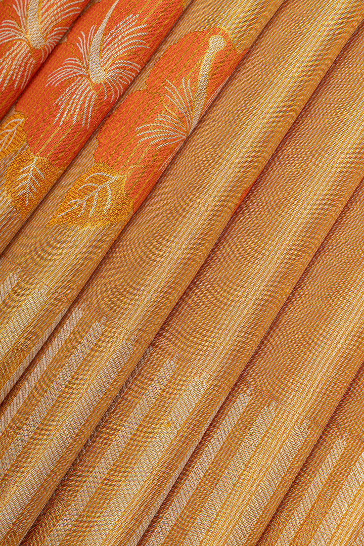Gold tissue designer pure kanchipuram silk saree