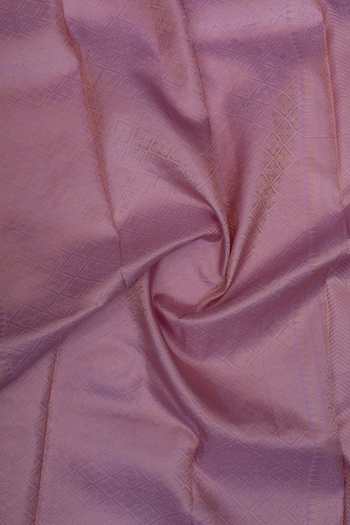 Purple rangkat  brocade pure Kanchipuram silk saree