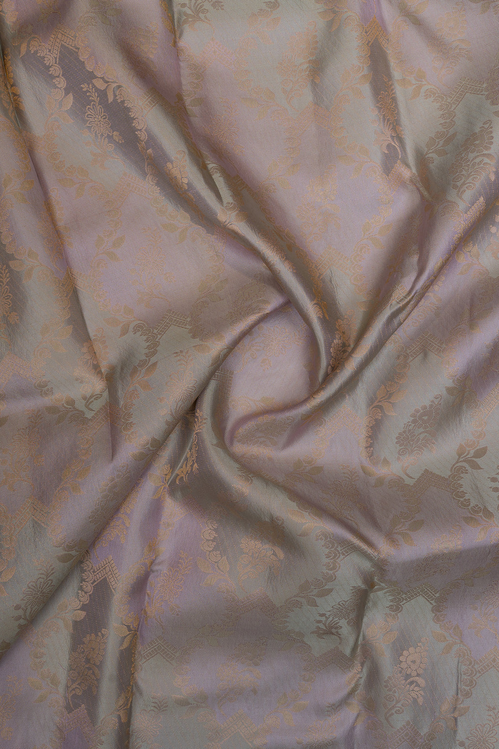 Purple rangkat  brocade pure Kanchipuram silk saree