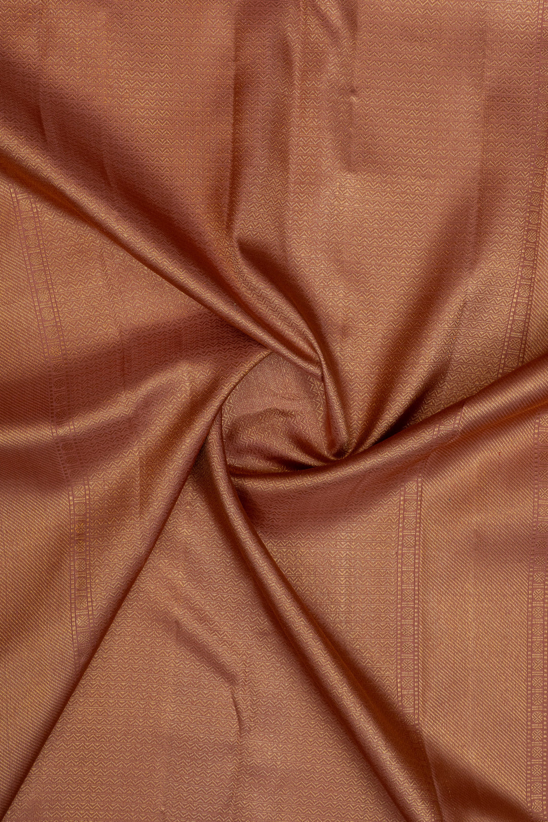 Apricot peach paisley vanasingaram brocade  pure kanchipuram silk saree