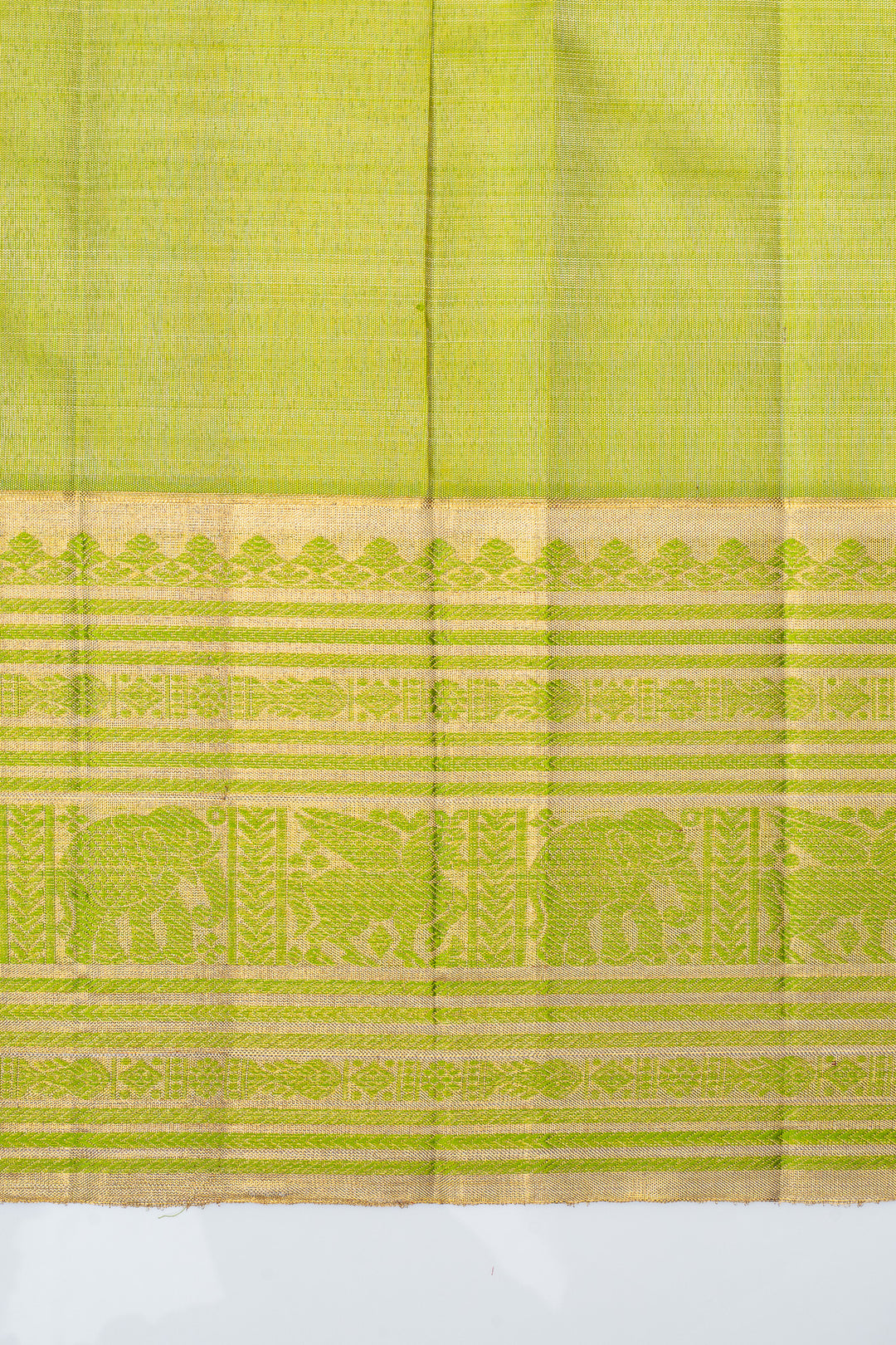 Purple and green traditional pure kanchipuram silk saree
