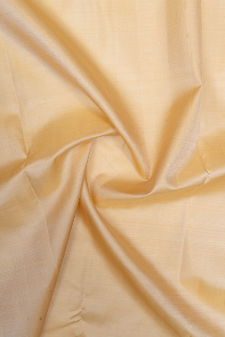 Cream multi borders  pure kanchipuram silk saree