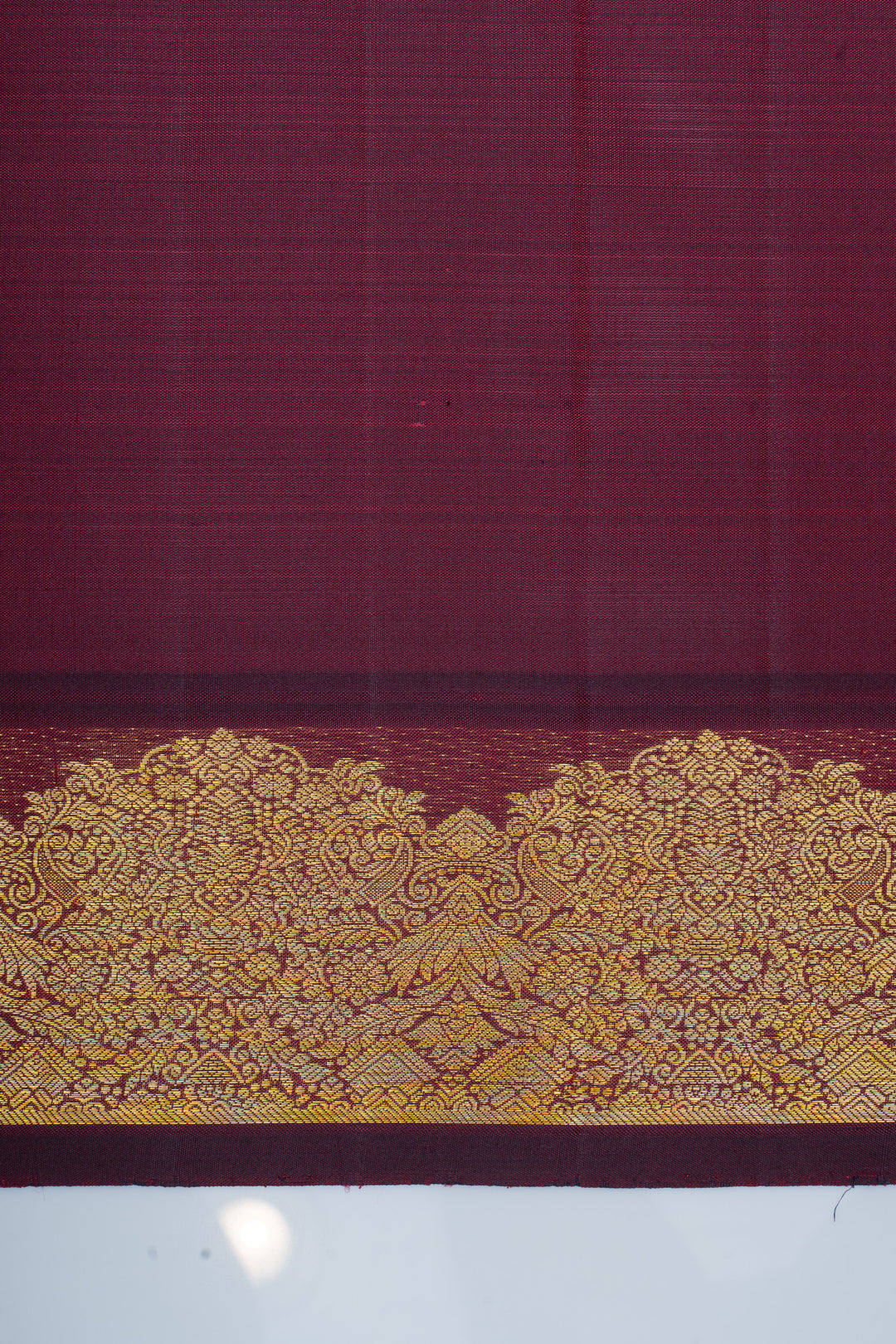 Cream multi borders  pure kanchipuram silk saree