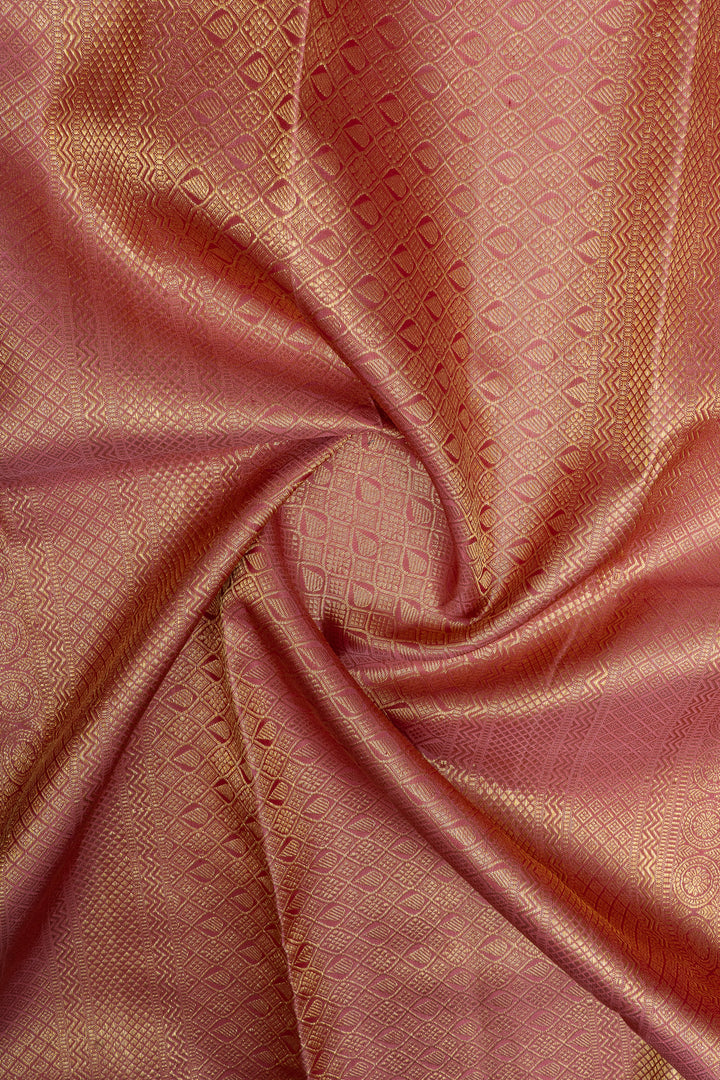 Purple Muthu Zari checks pure kanchipuram silk saree
