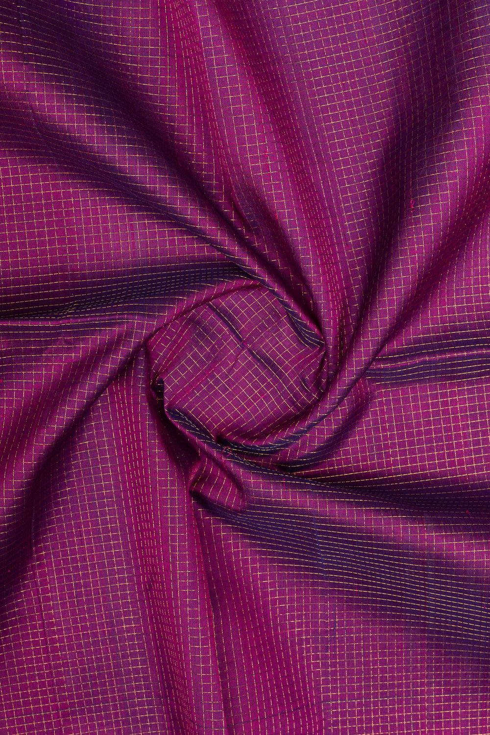 Purple plus butta pure silk cotton saree