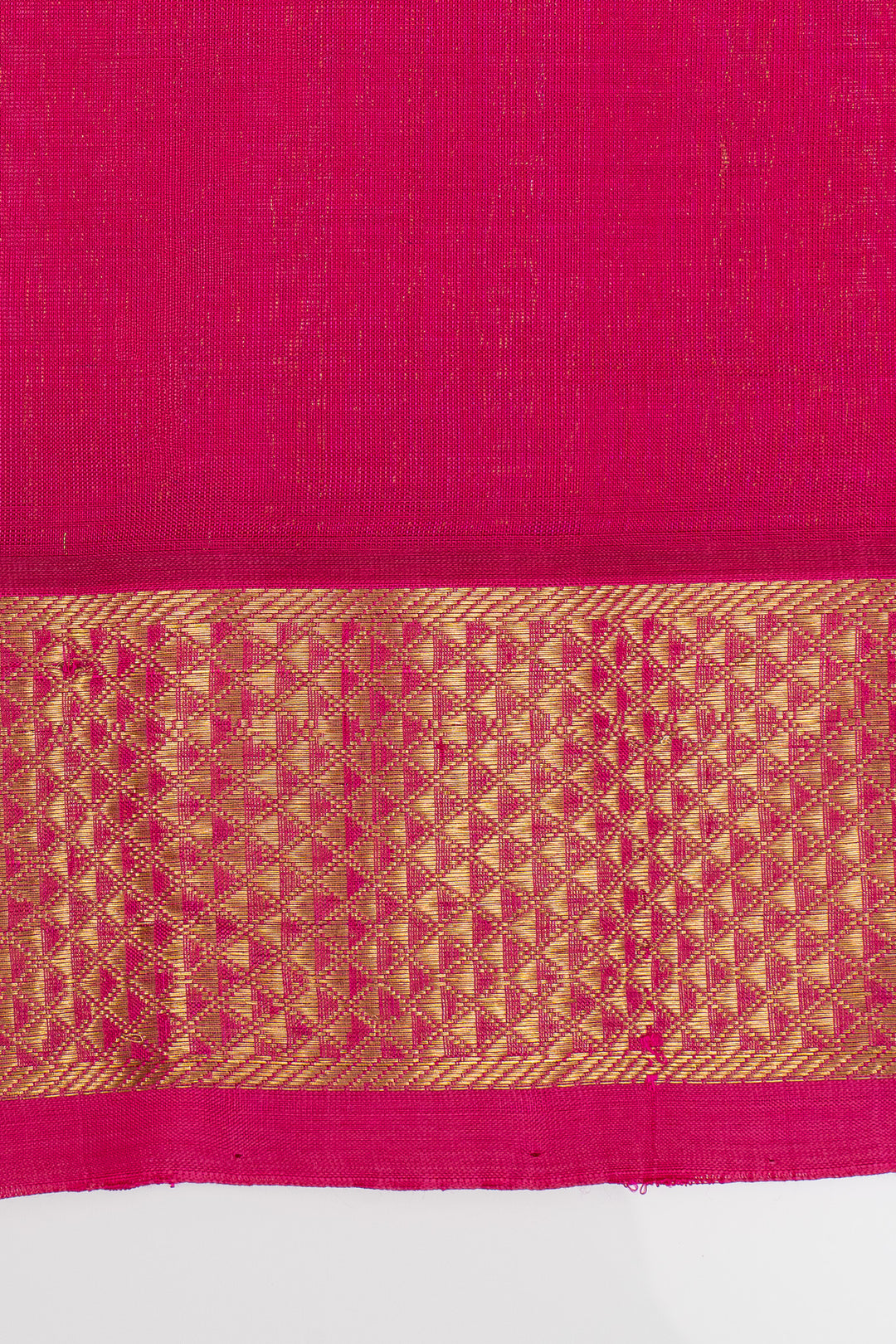 Purple plus butta pure silk cotton saree
