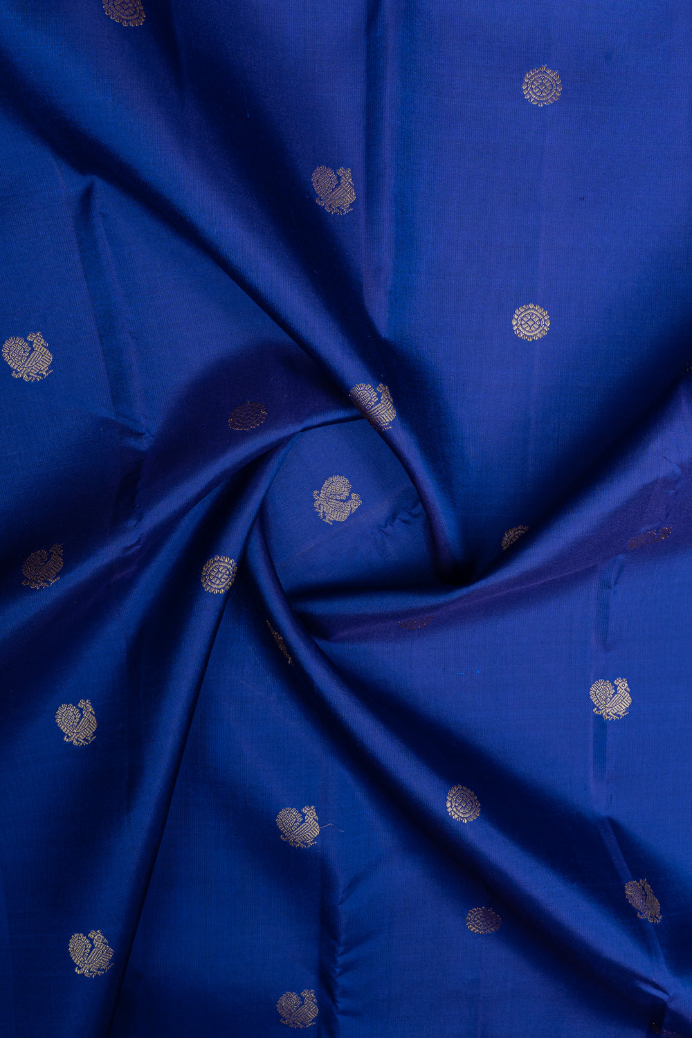 MS blue and red traditional pure kanchipuram silk saree