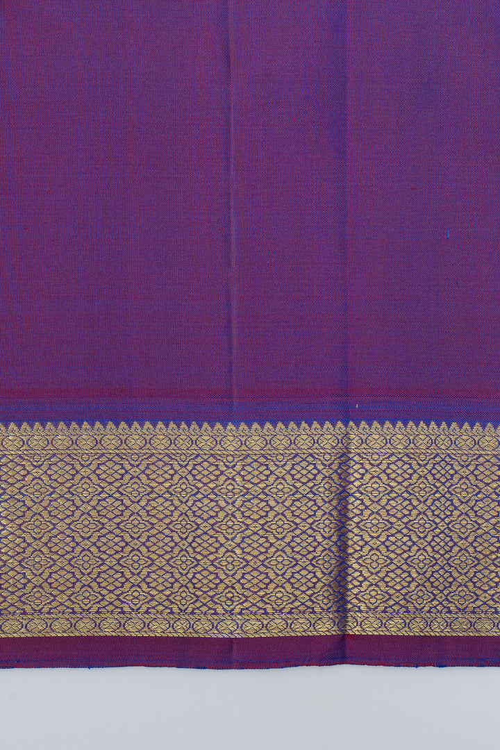 Pastel green traditional pure kanchipuram silk saree