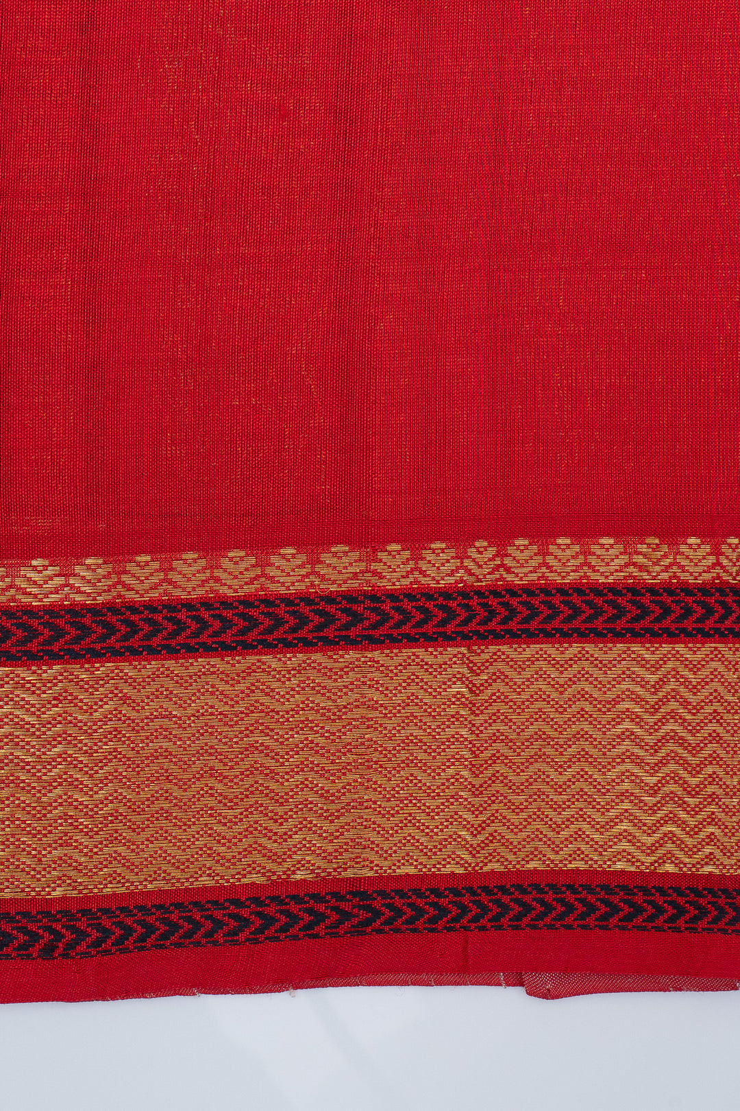 Off white neli thread stripes  pure silk cotton saree