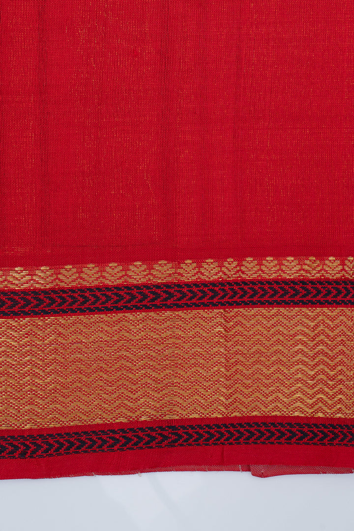 Off white neli thread stripes  pure silk cotton saree