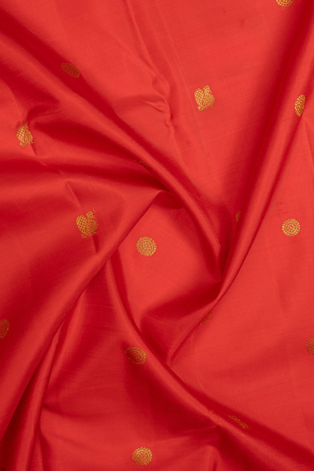Red and green traditional pure kanchipuram silk saree