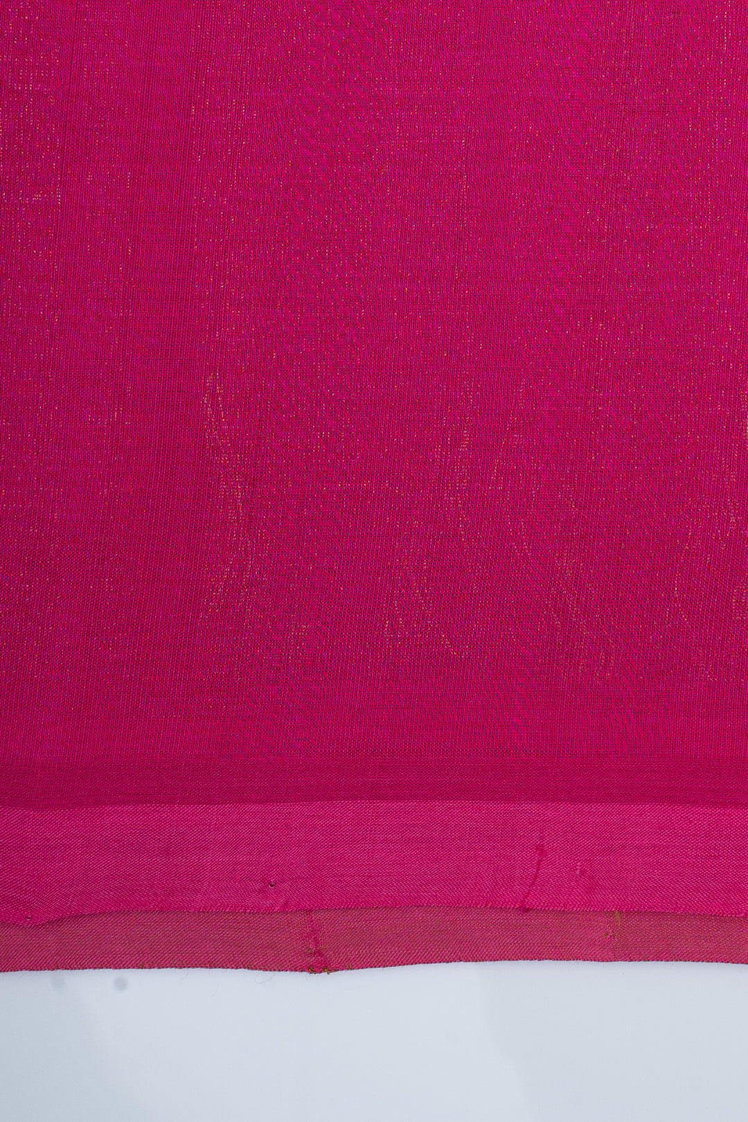 Mustard and pink pure silk cotton saree