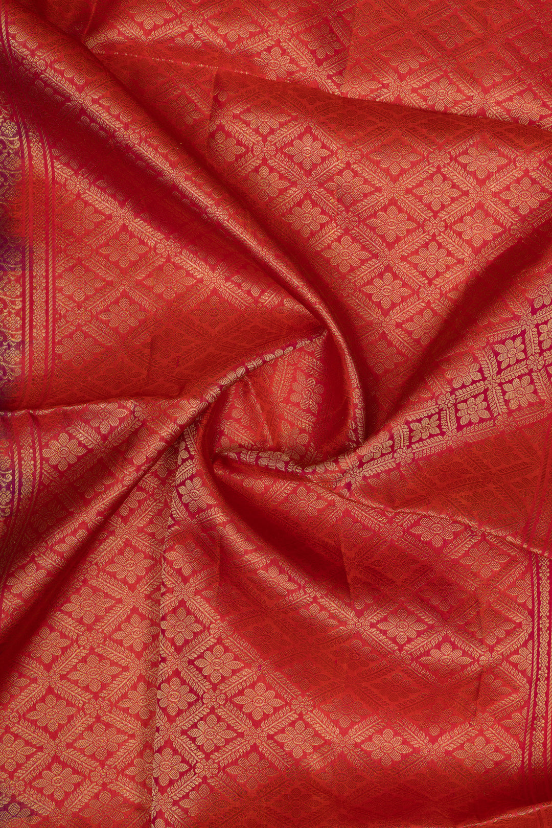 Aubergine purple traditional pure soft silk saree