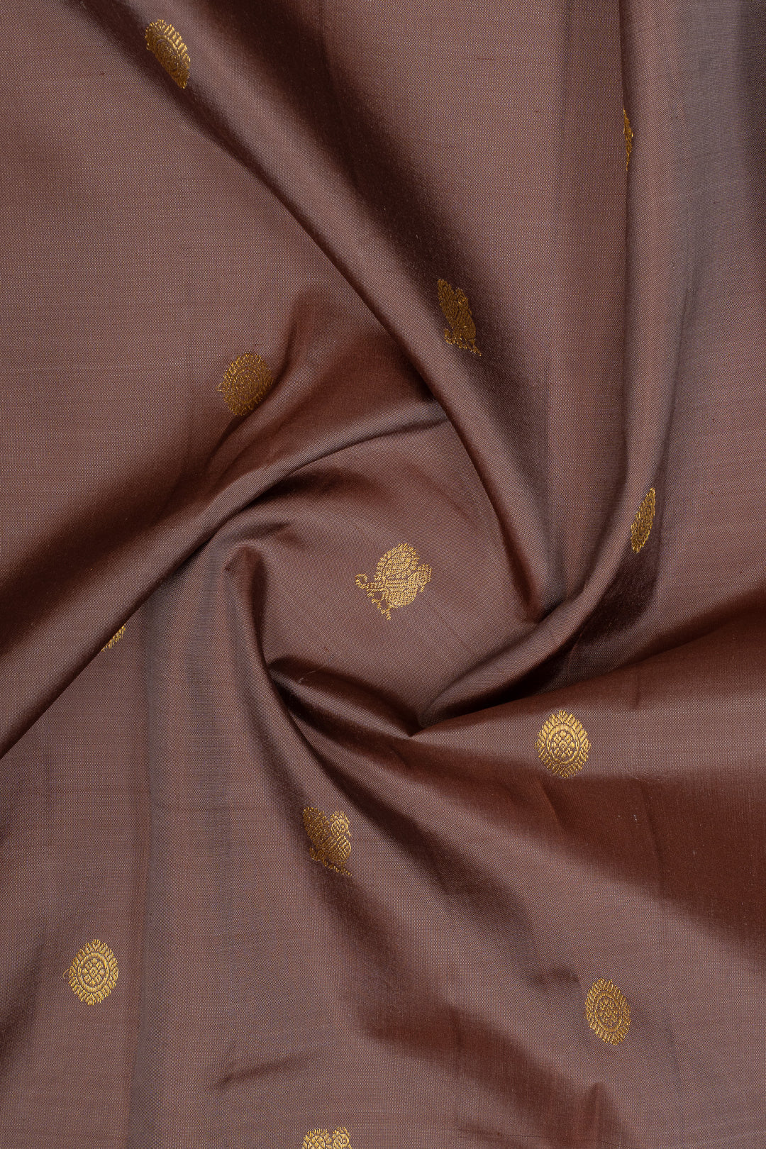 Mauve and red traditional pure kanchipuram silk saree