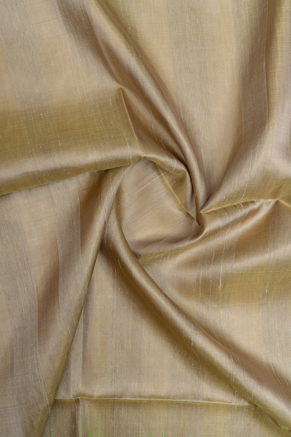 Beige and green tie and dye  pure soft silk saree